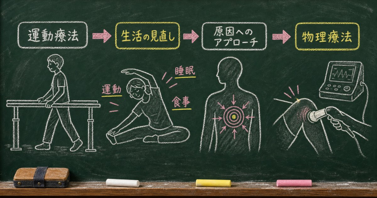 薬だけに頼らない痛みのコントロールと整形外科での治療選択肢