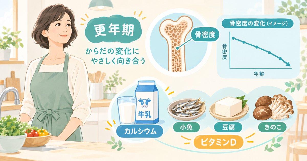 母のような骨折を防ぎたい50代女性へ更年期と骨密度の関係
